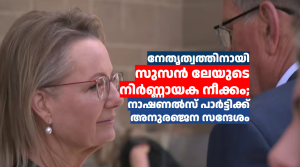 നേതൃത്വത്തിനായി  സുസൻ ലേയുടെ നിർണ്ണായക നീക്കം; നാഷണൽസ് പാർട്ടിക്ക് അനുരഞ്ജന സന്ദേശം