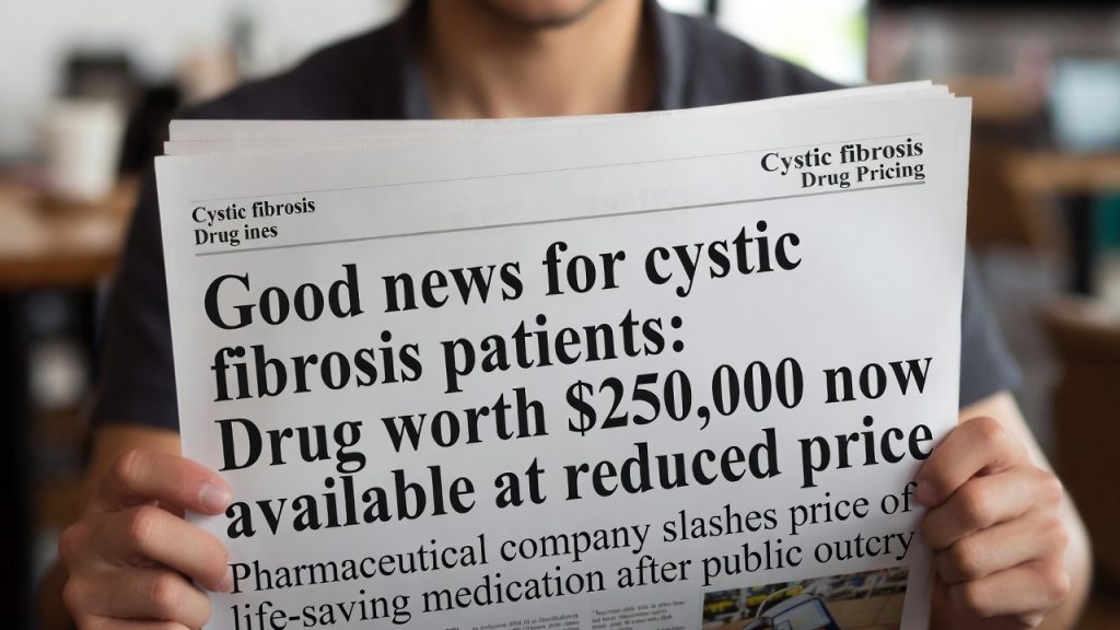സിസ്റ്റിക് ഫൈബ്രോസിസ് രോഗികൾക്ക് ആശ്വാസവാർത്ത: രണ്ടര ലക്ഷം ഡോളർ വിലയുള്ള മരുന്ന് ഇനി കുറഞ്ഞ നിരക്കിൽ