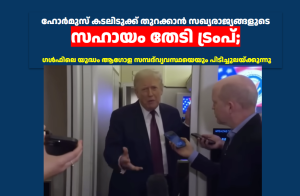 ഹോർമുസ് കടലിടുക്ക് തുറക്കാൻ സഖ്യരാജ്യങ്ങളുടെ സഹായം തേടി ട്രംപ്; ഗൾഫിലെ യുദ്ധം ആഗോള സമ്പദ്‌വ്യവസ്ഥയെ പിടിച്ചുലയ്ക്കുന്നു