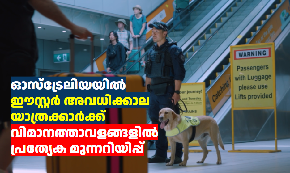 ഈസ്റ്റർ അവധിക്കാല യാത്രക്കാർക്ക് വിമാനത്താവളങ്ങളിൽ പ്രത്യേക മുന്നറിയിപ്പ് (Video)