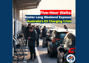 Five-Hour Waits:  Easter Long Weekend Exposes Australia’s EV Charging Crisis