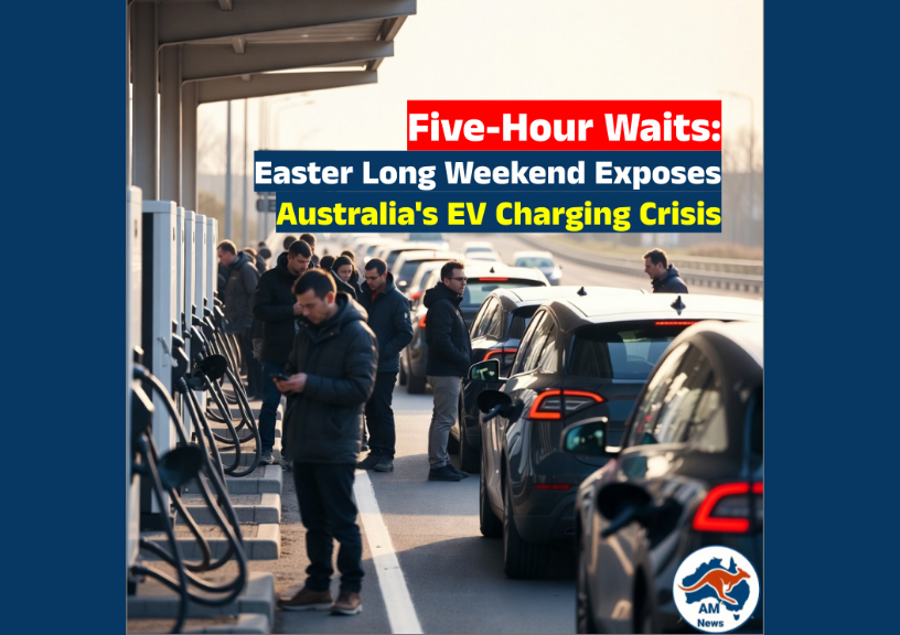 Five-Hour Waits:  Easter Long Weekend Exposes Australia’s EV Charging Crisis