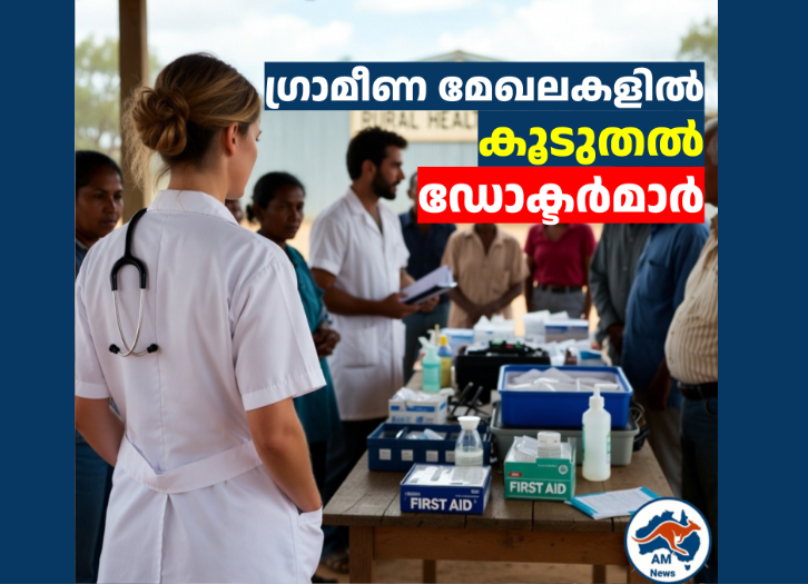 ഓസ്‌ട്രേലിയയിലെ ഗ്രാമീണ മേഖലകളിൽ ഡോക്ടർമാരെ ആകർഷിക്കാൻ പുതിയ പദ്ധതി