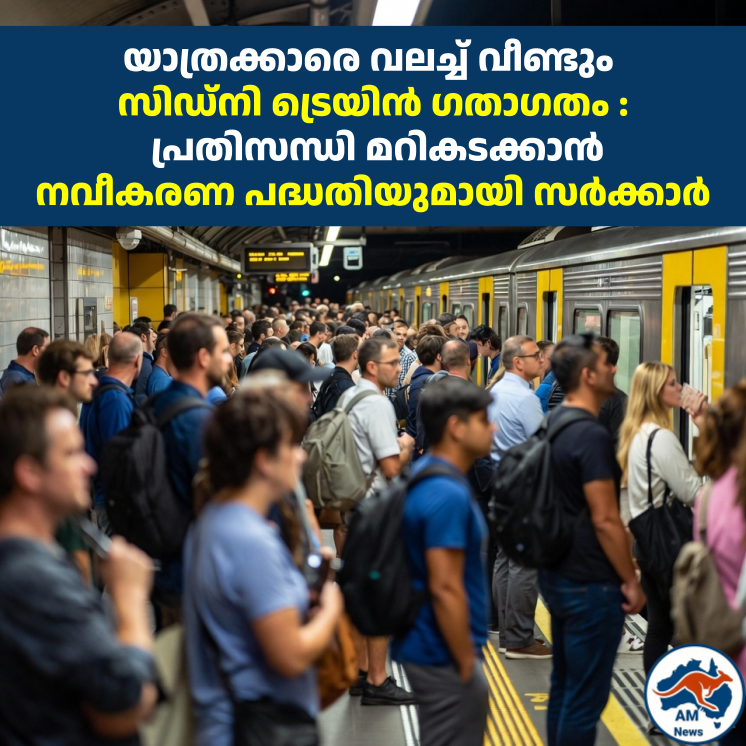 യാത്രക്കാരെ വലച്ച് വീണ്ടും സിഡ്നി ട്രെയിൻ ഗതാഗതം : പ്രതിസന്ധി മറികടക്കാൻ നവീകരണ പദ്ധതിയുമായി സർക്കാർ 