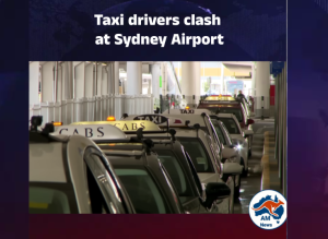 Taxi drivers clash at Sydney Airport