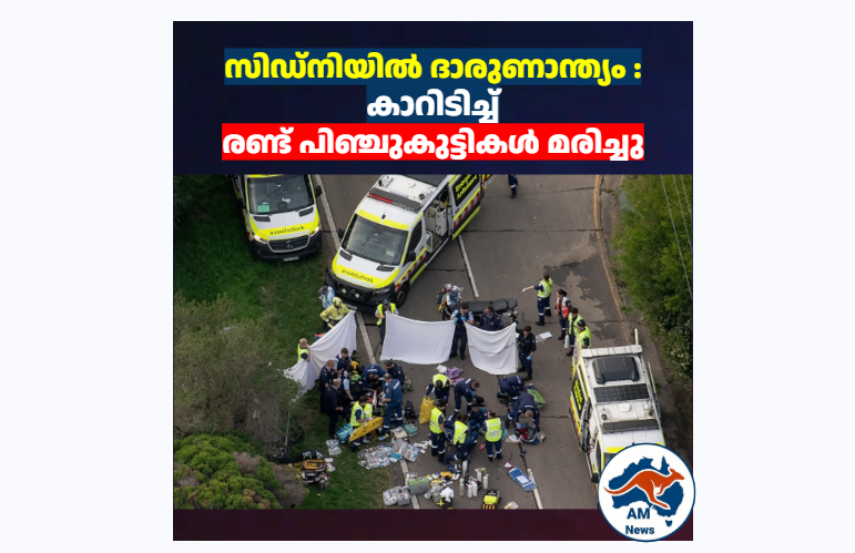 സിഡ്‌നിയിൽ ദാരുണാന്ത്യം : കാറിടിച്ച് രണ്ട് പിഞ്ചുകുട്ടികൾ മരിച്ചു