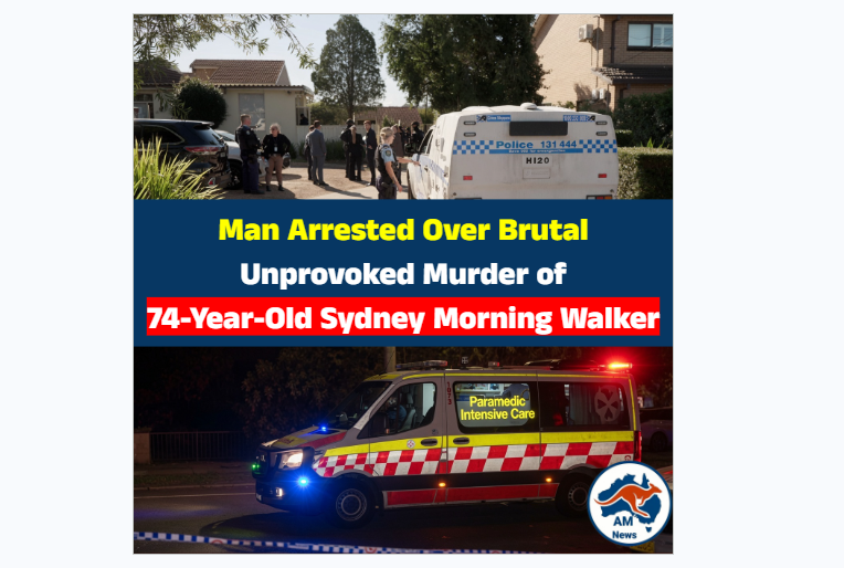 Man Arrested Over Brutal Unprovoked Murder of 74-Year-Old Sydney Morning Walker