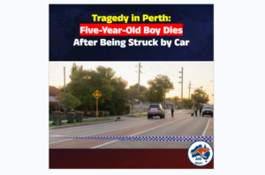 Tragedy in Perth: Five-Year-Old Boy Dies After Being Struck by Car