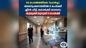 SA ഹെൽത്തിലെ ‘ചോർച്ച’: അന്വേഷണത്തിൽ 6 പേർക്ക്  ക്ലീൻ ചിറ്റ്, ഒരാൾക്ക് ശാസന; കുരുക്ക് മുറുകി 2 പേർക്ക്
