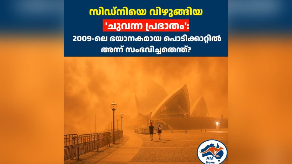 സിഡ്‌നിയെ വിഴുങ്ങിയ  ‘ചുവന്ന പ്രഭാതം’:  2009-ലെ ഭയാനകമായ പൊടിക്കാറ്റിൽ അന്ന് സംഭവിച്ചതെന്ത്?