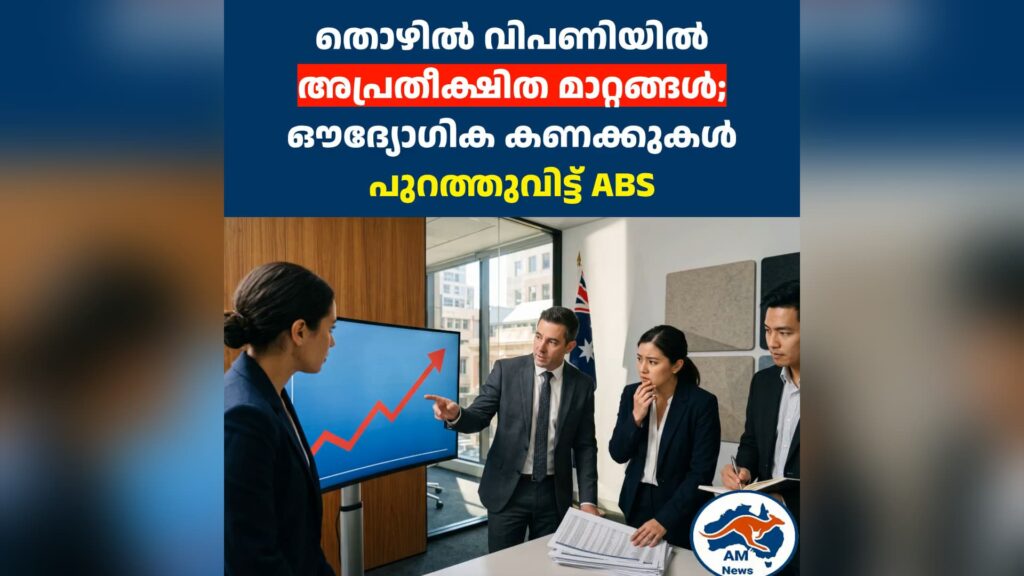 തൊഴിൽ വിപണിയിൽ അപ്രതീക്ഷിത മാറ്റങ്ങൾ; ഔദ്യോഗിക കണക്കുകൾ പുറത്തുവിട്ട് ABS